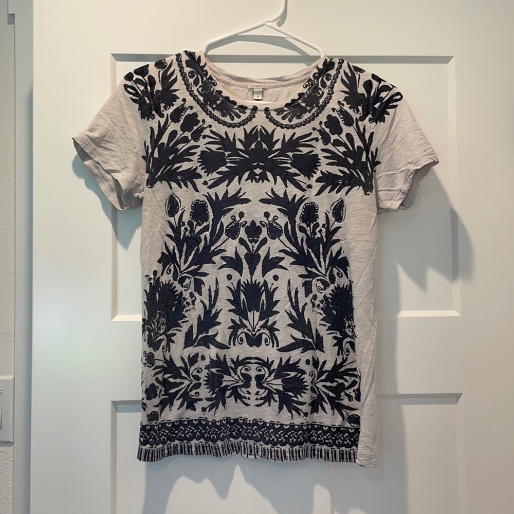J Crew Graphic Tee - S